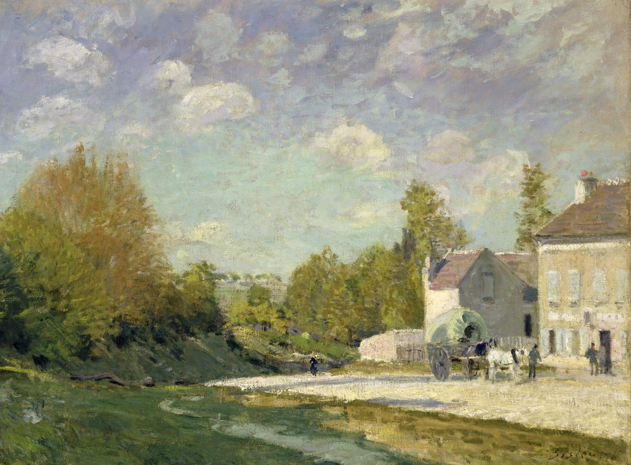 Landsbygda av Alfred Sisley