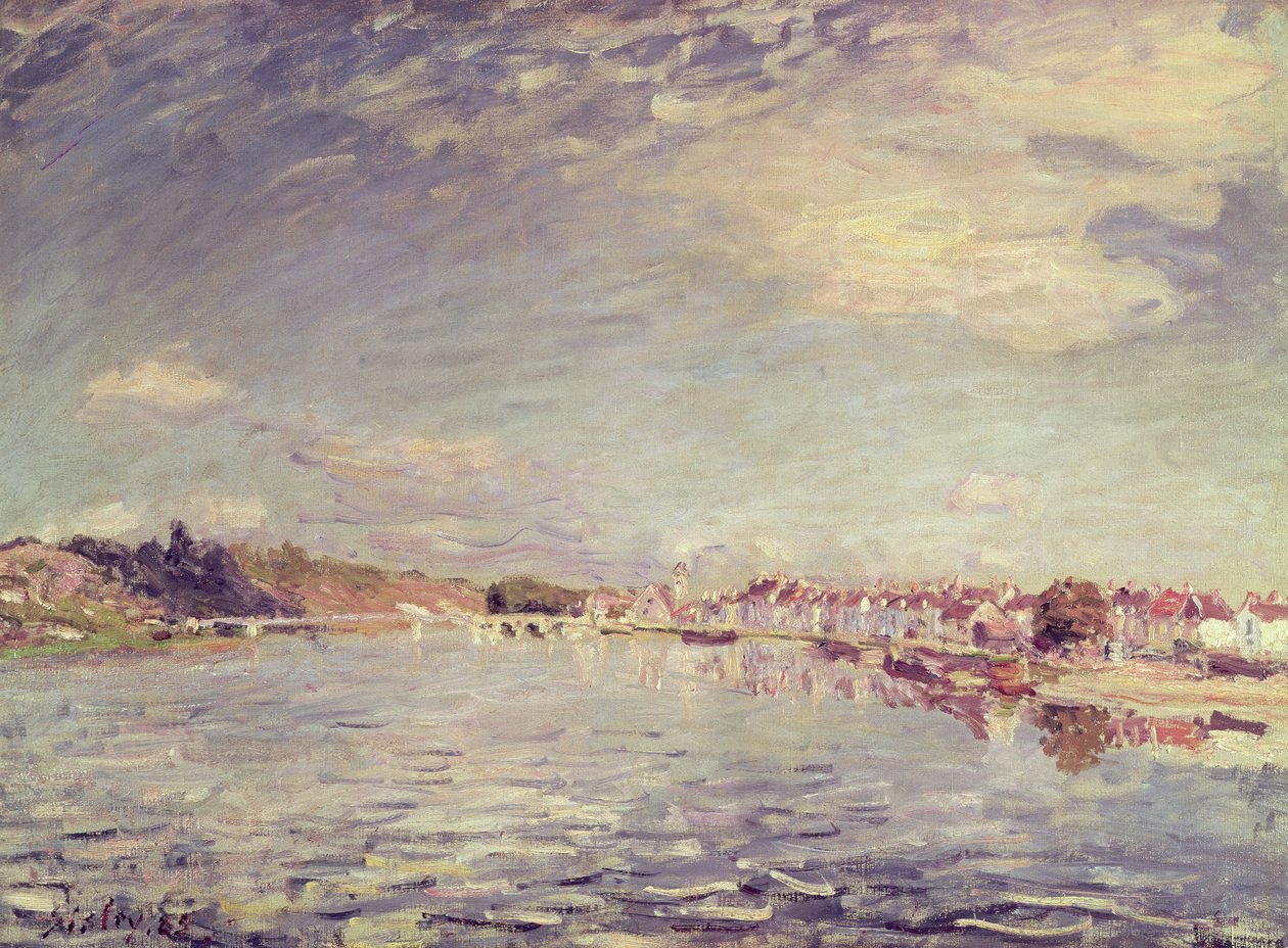 Saint-Mammes, 1885 av Alfred Sisley