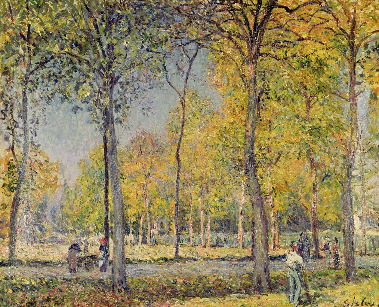 Bois de Boulogne av Alfred Sisley