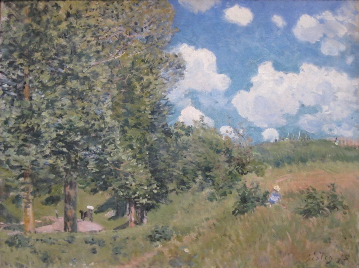 Veien fra Versailles til Saint-Germain av Alfred Sisley