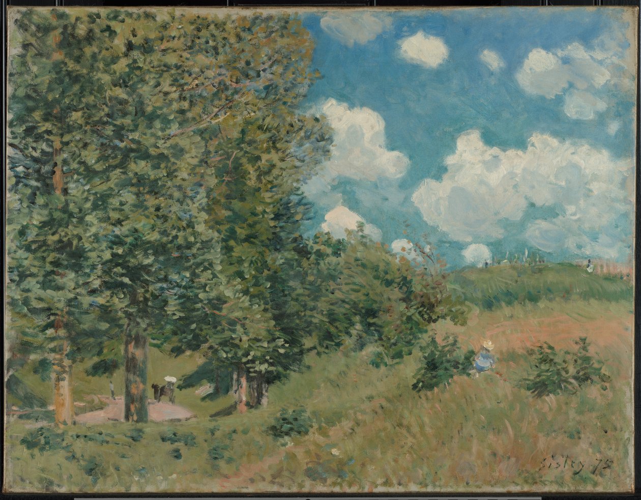 Veien fra Versailles til Saint-Germain av Alfred Sisley