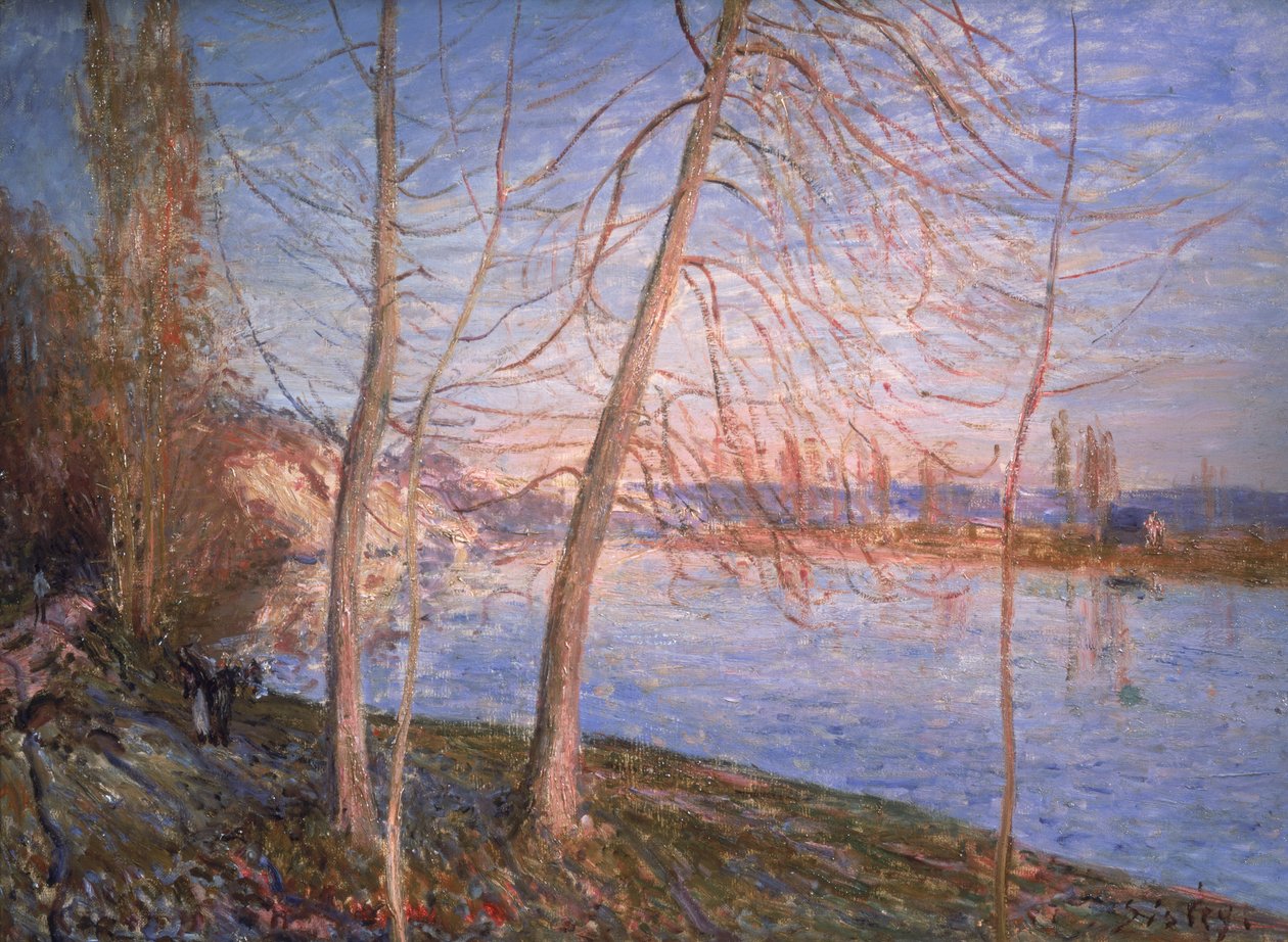 Vintermorgen, 1878 av Alfred Sisley