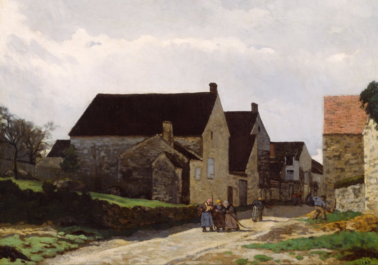 Kvinner som går i skogen av Alfred Sisley
