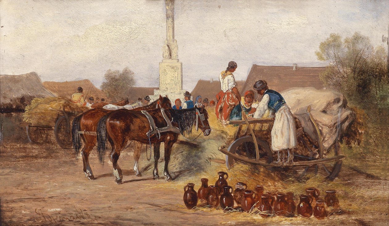 På keramikkmarkedet av Alfred Steinacker