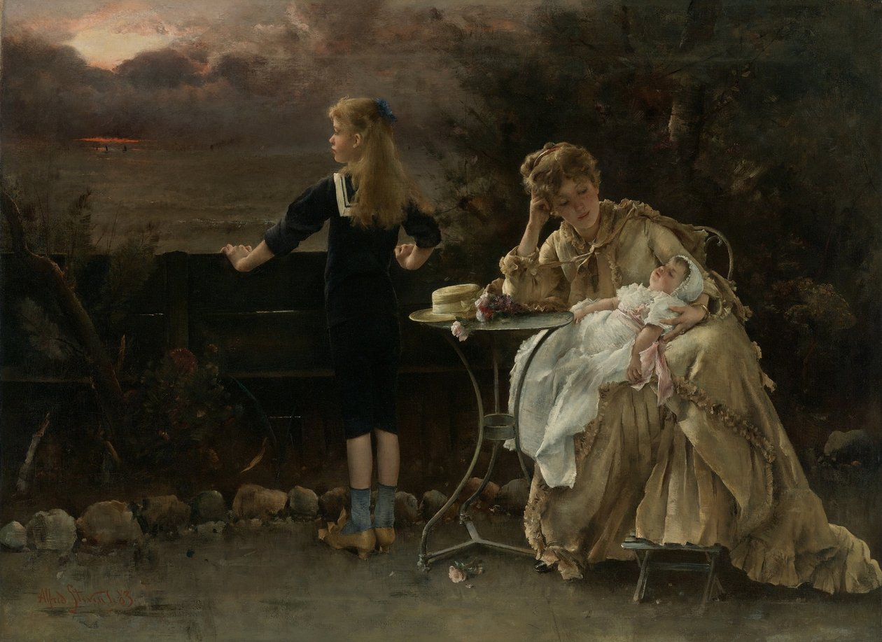 Mor og barna hennes av Alfred Emile Stevens