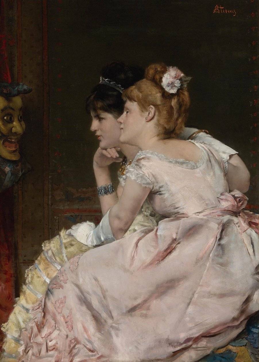 Den japanske masken av Alfred Emile Stevens