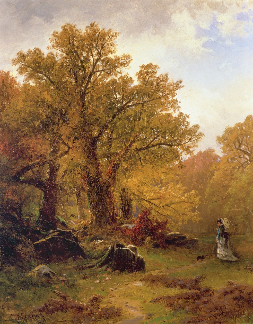 Høstvandring av Alfred Thompson Bricher