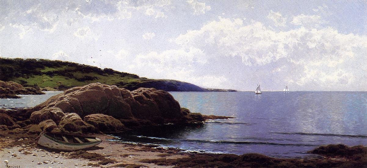 Bailey Island, Maine av Alfred Thompson Bricher