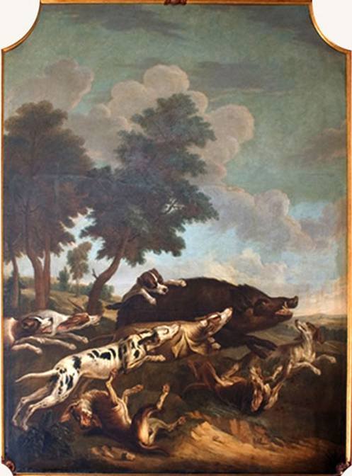 Villsvinjakt av Alfred Dedreux