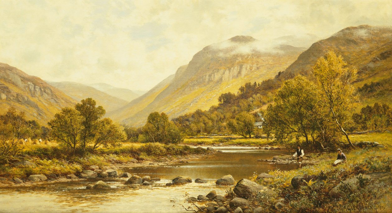 Borrowdale, Cumberland, 1896 av Alfred Augustus Glendening