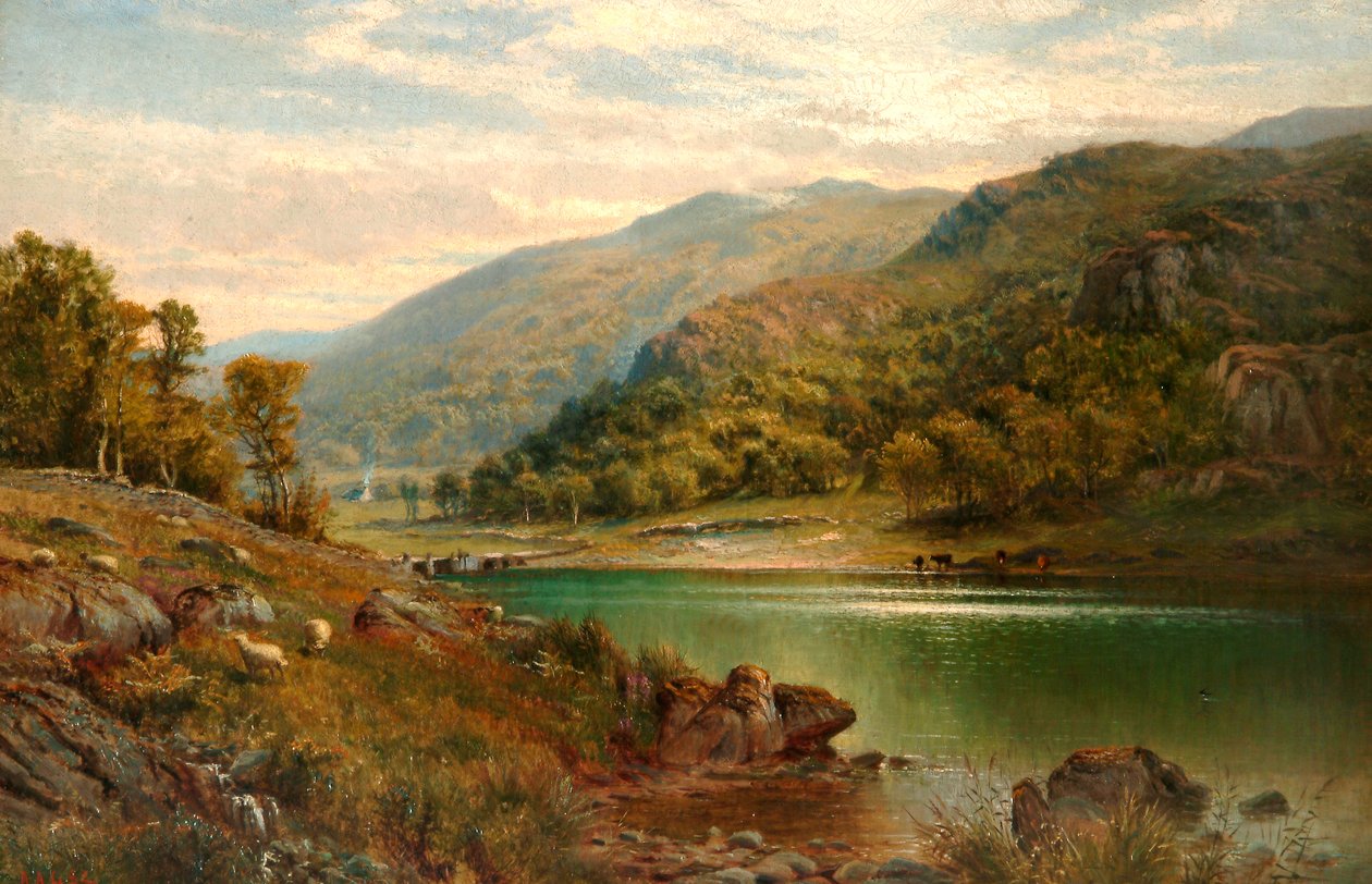 Llyn Mymbyr, Capel Curig, 1882 av Alfred Augustus Glendening