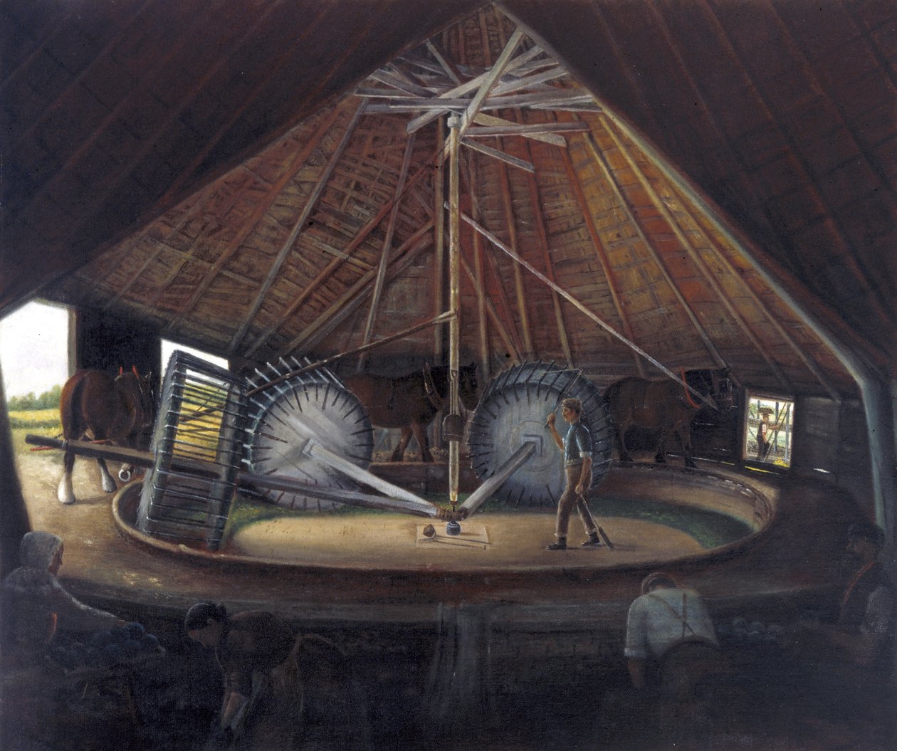 Woad Mill ved Parson Drove, ca. 1900 av Alfred Balding