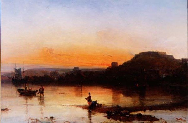 Fort Regent ved solnedgang av Alfred Clint