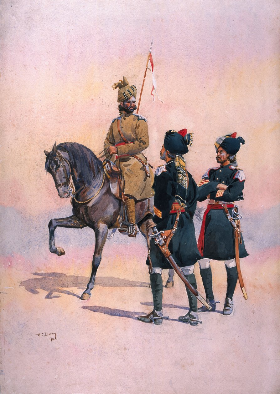 Soldier of the 37th Lancers (Baluch Horse) Baluch, the 36th Jacob