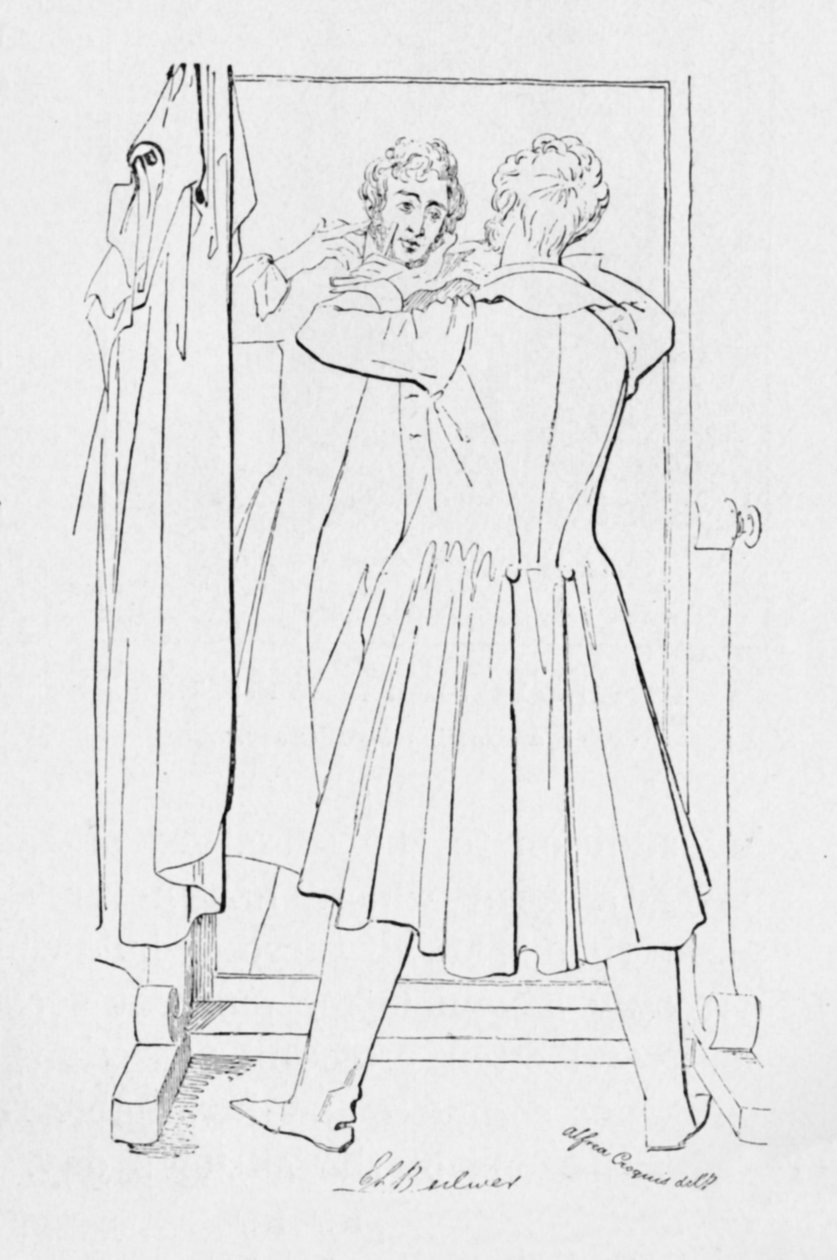 Edward Bulwer, Lord Lytton, c1835, 1904 av Alfred Crowquill