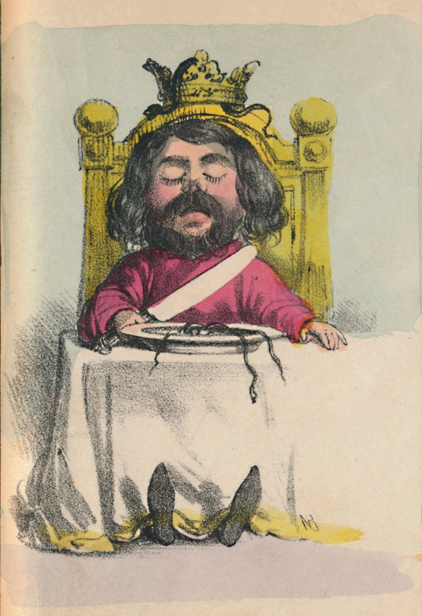 Henrik I, 1856 av Alfred Crowquill