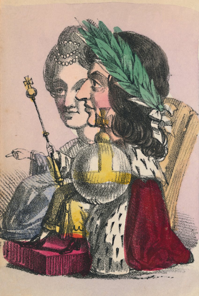William og Mary, 1856 av Alfred Crowquill