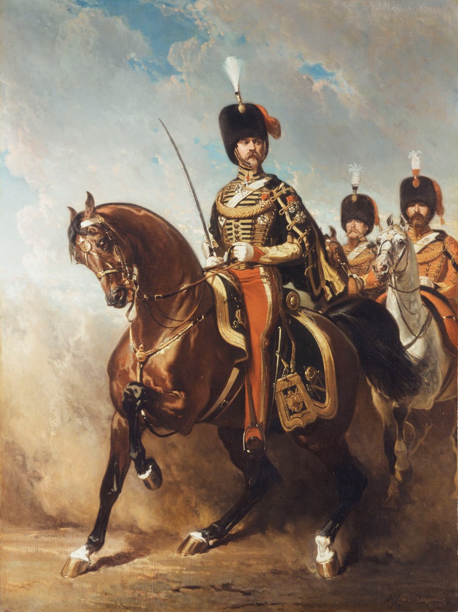 Et portrett av general Fleury til hest, av Alfred Dedreux