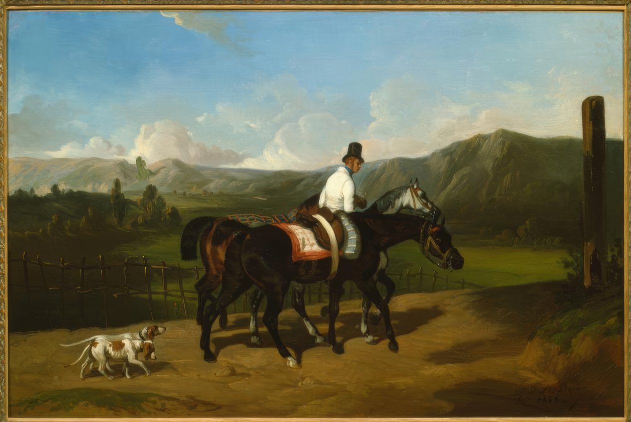 Hesteridning av Alfred Dedreux