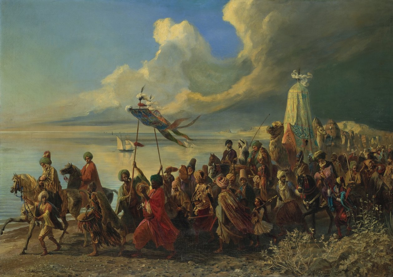 Hajj av Alfred Dehodencq