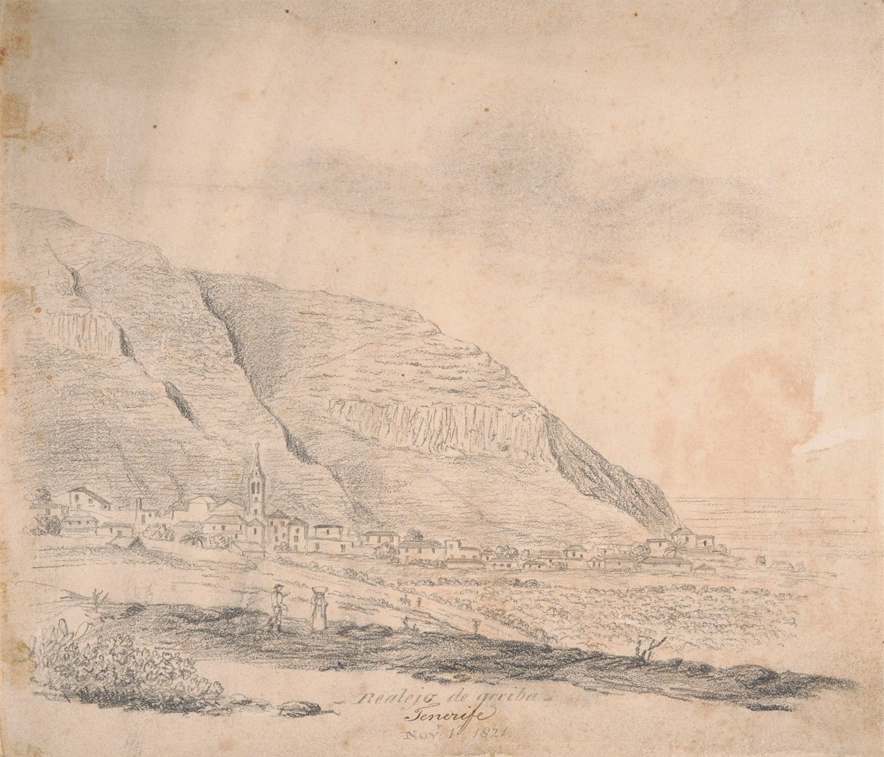 Realejo ovenfra, Tenerife av Alfred Diston