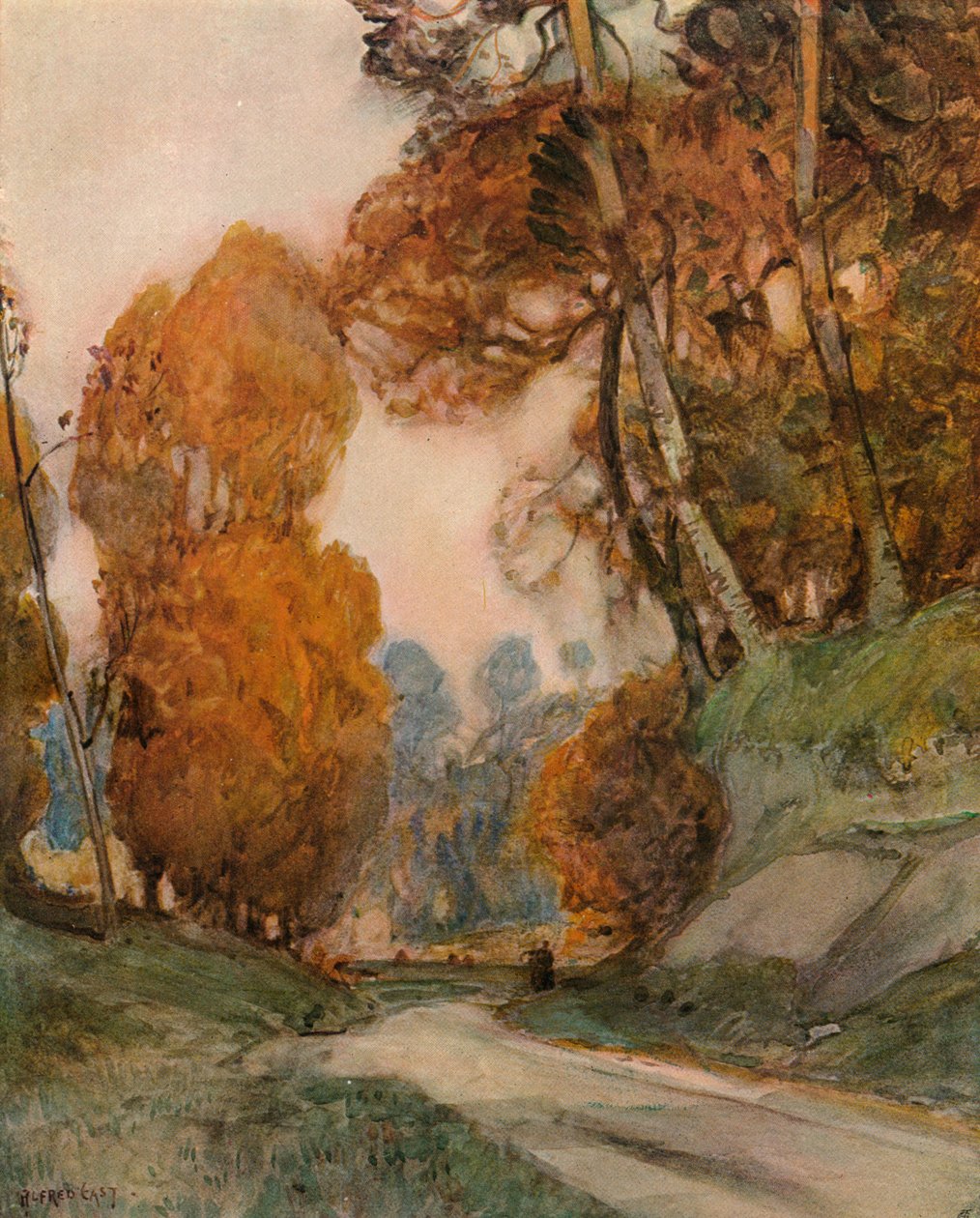 Høst, c1844-1906, 1906 av Alfred East