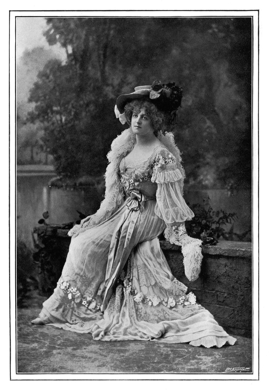 Marie Studholme , engelsk teaterskuespillerinne, 1901. av Alfred Ellis and Walery