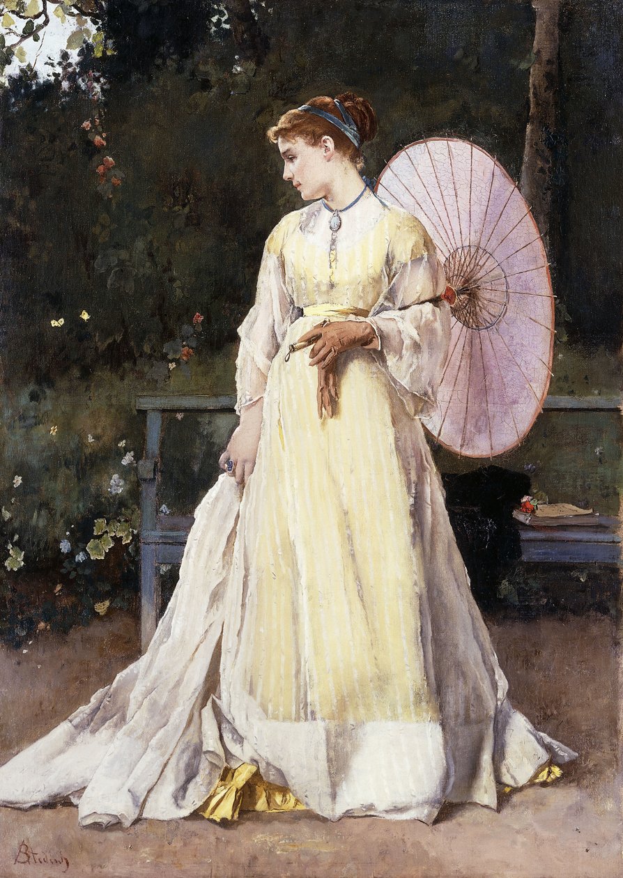 På landet, ca. 1867 av Alfred Emile Stevens