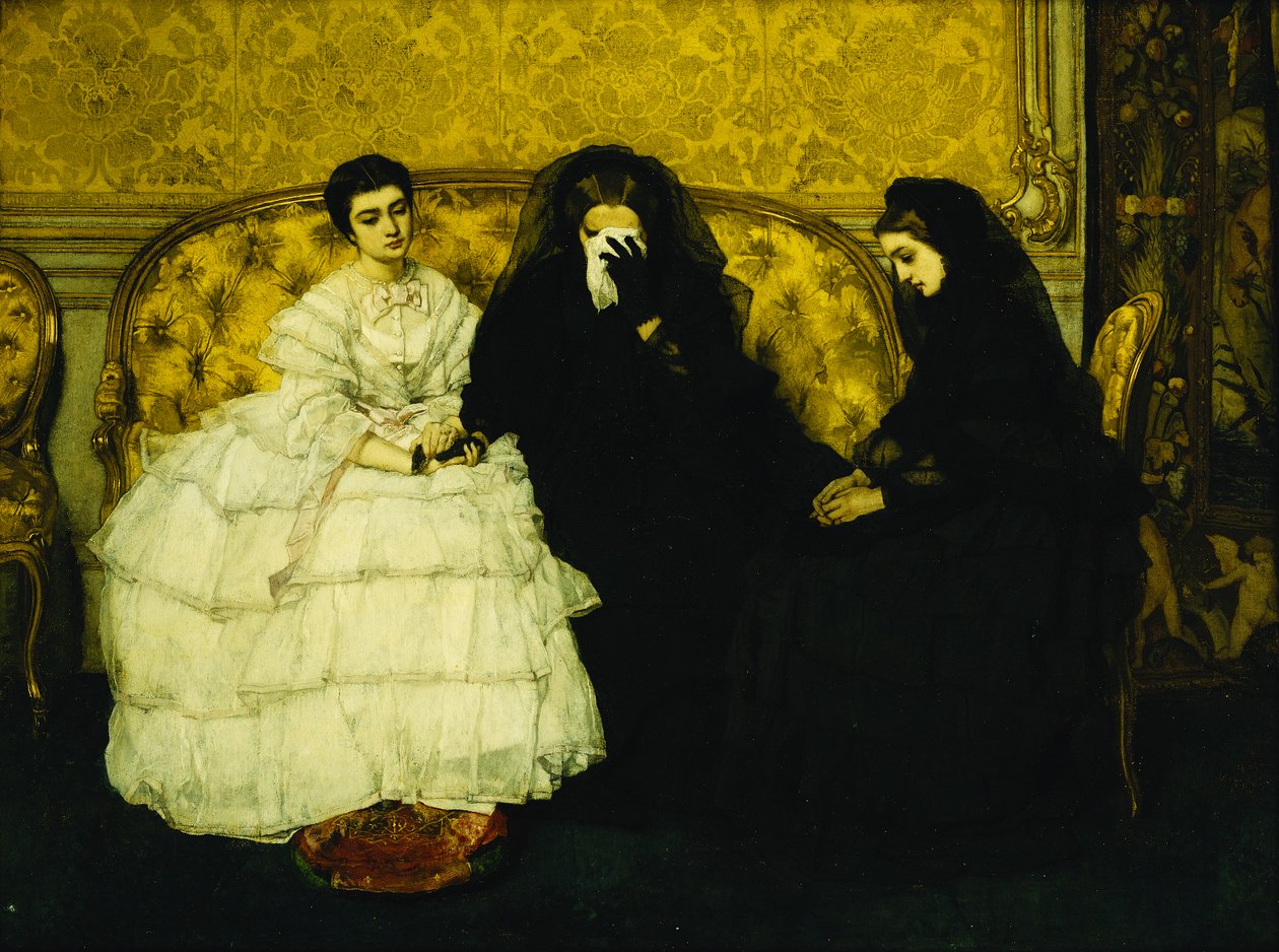 Trøsten, 1857 av Alfred Emile Stevens