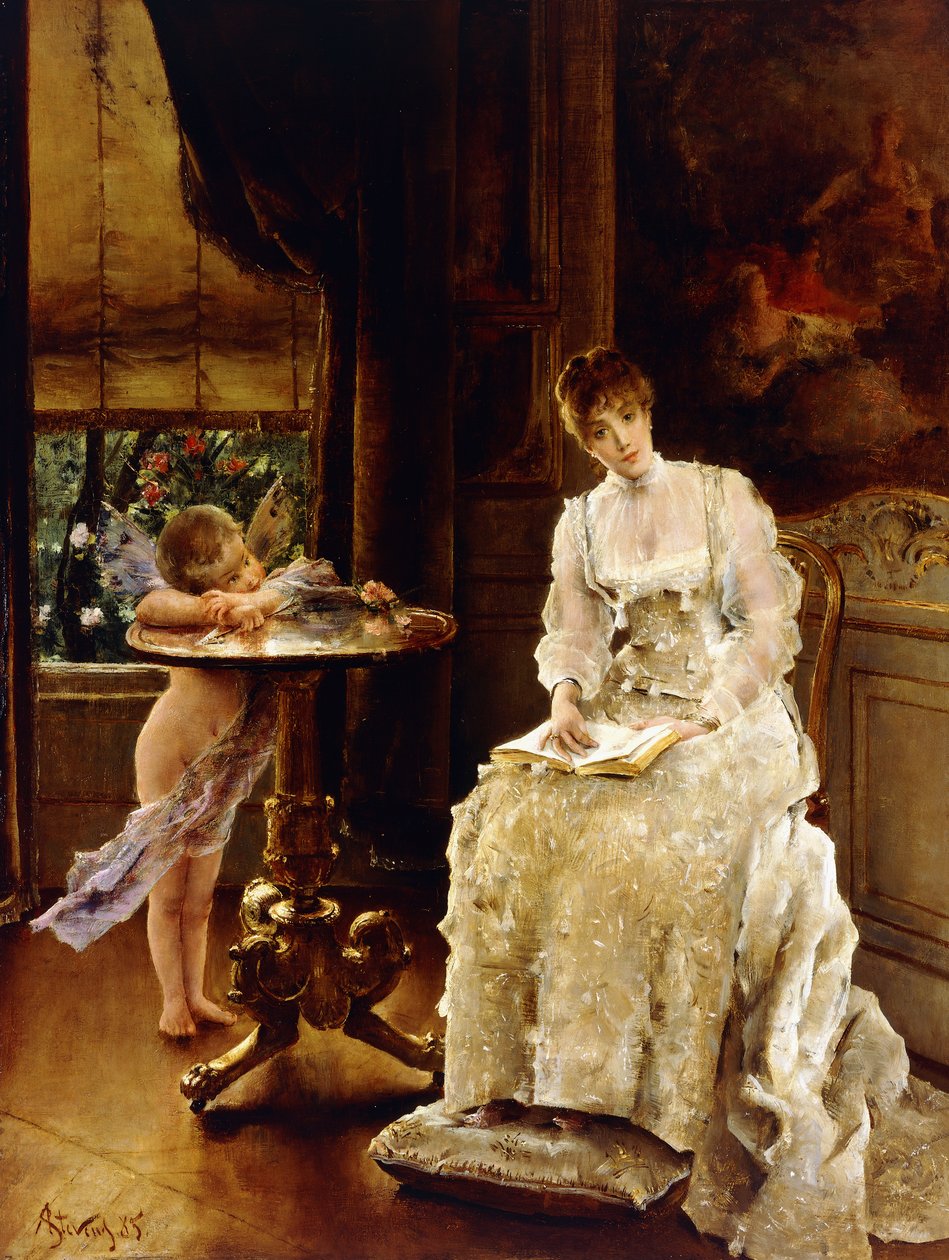 Love's Messenger av Alfred Emile Stevens