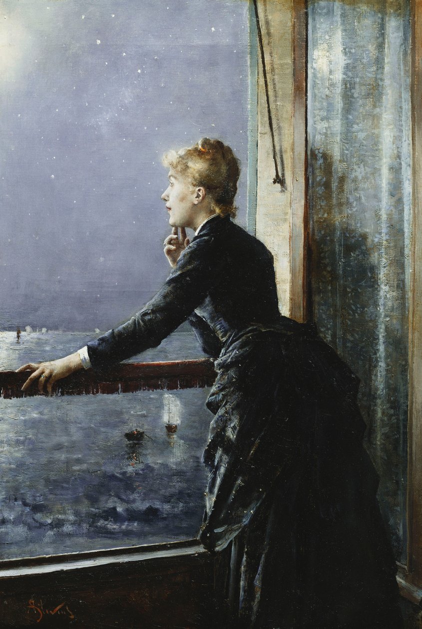 Melkeveien; La Voie Lactee, ca. 1885 av Alfred Emile Stevens