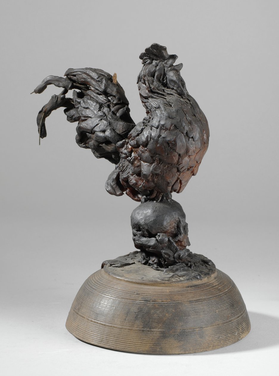 En av 9 maquetter for Sam Wilson Chimneypiece, ca. 1908-14 (gips og skjellakk) (se også 876021) av Alfred Gilbert