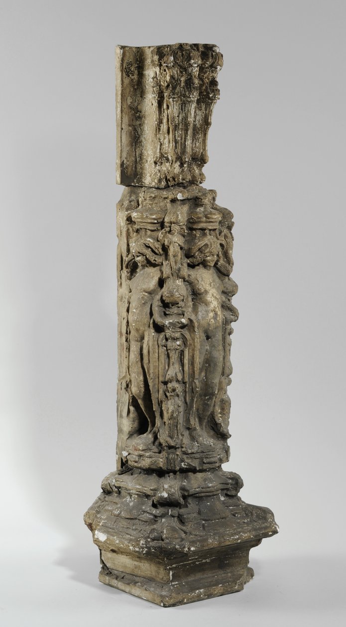En av 9 maketter for Sam Wilson Chimneypiece, ca. 1908-14 (gips og skjellakk) av Alfred Gilbert