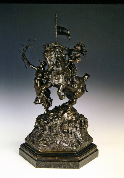 St George and the Dragon, Victory Leading (bronse) av Alfred Gilbert