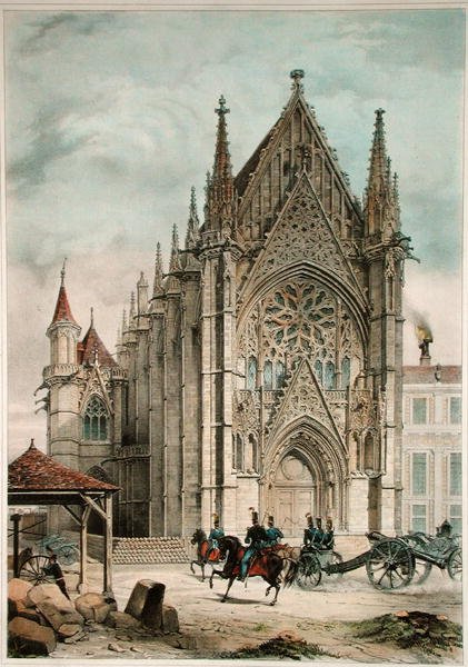 Kapellet i Chateau de Vincennes av Alfred Guesdon