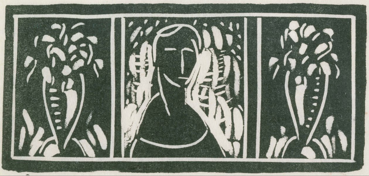 Linoleum Cut with Tribute av Sherwood Anderson av Alfred H. Maurer