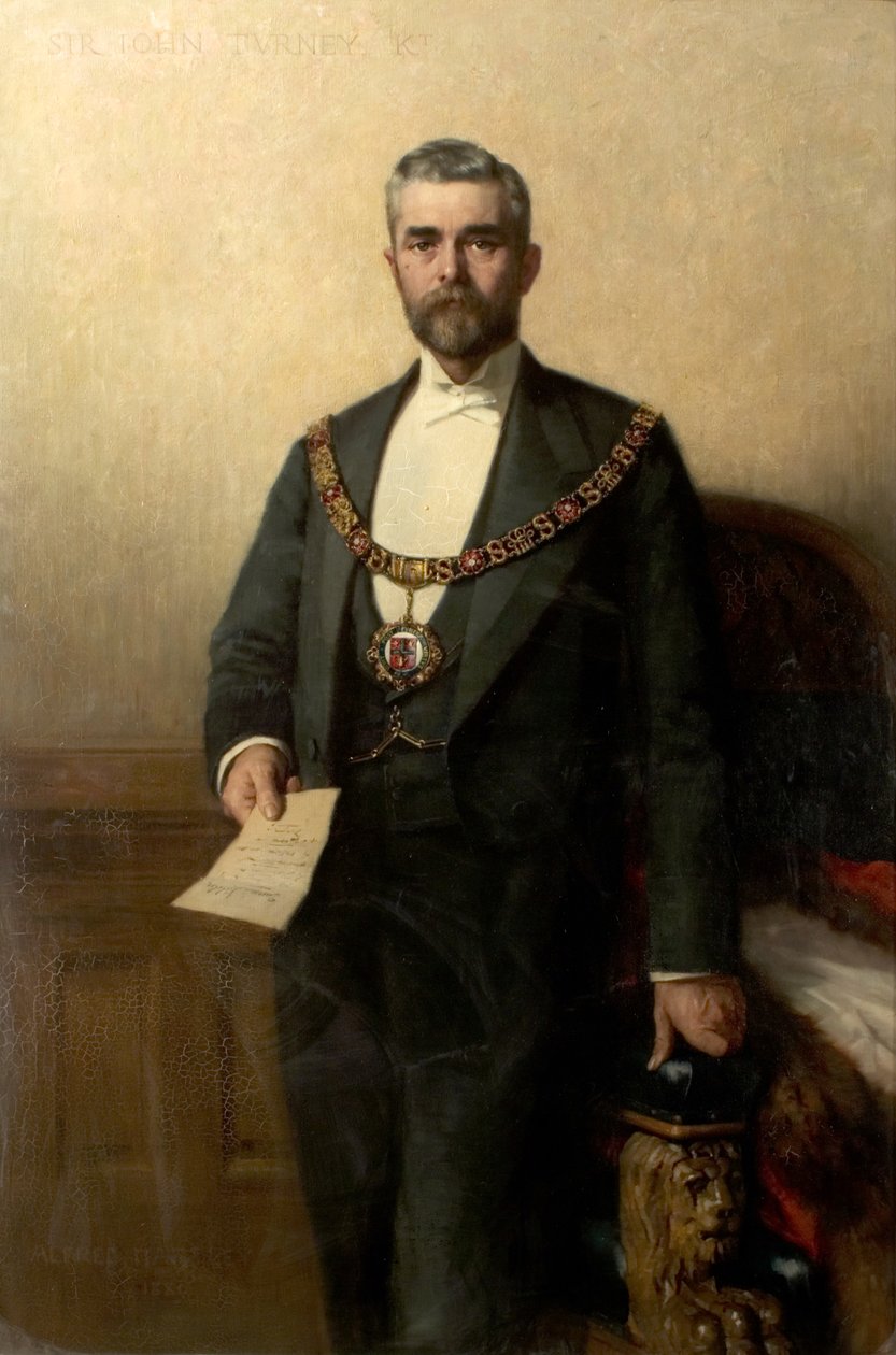 Alderman Sir John Turbey, Kt, 1889 av Alfred Hartley