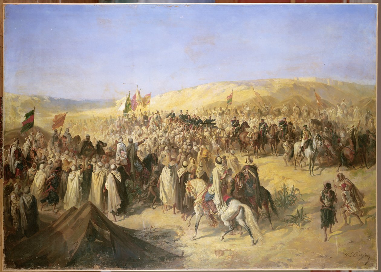 Napoleon III (1808-73) i Algerie, 21. mai 1865 av Alfred Henri Darjou