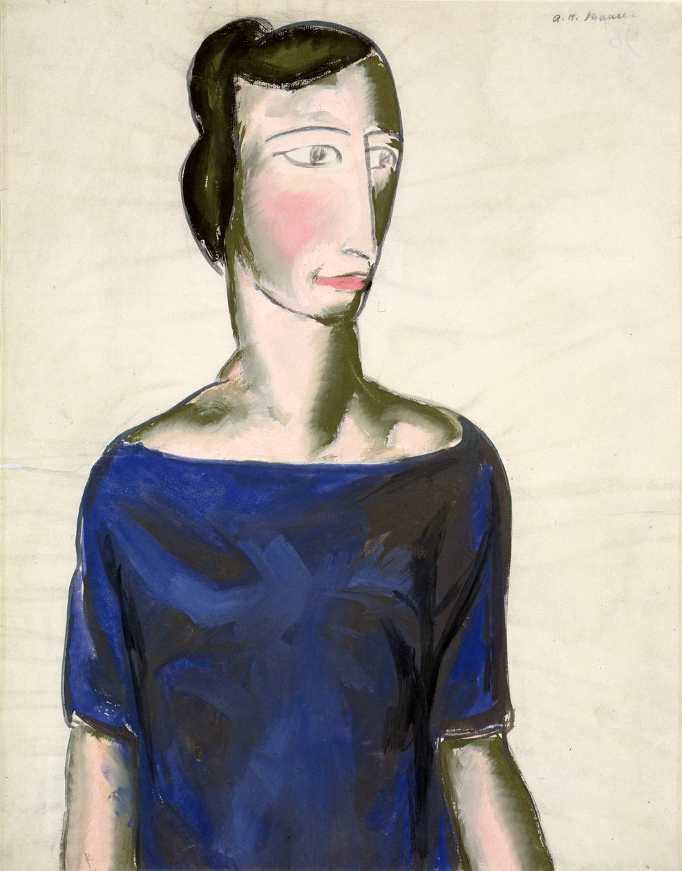 Portrett av en jente, 1923. av Alfred Henry Maurer