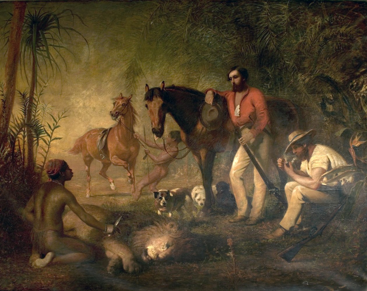 Etter Løvejakten av Alfred Hichens Corbould