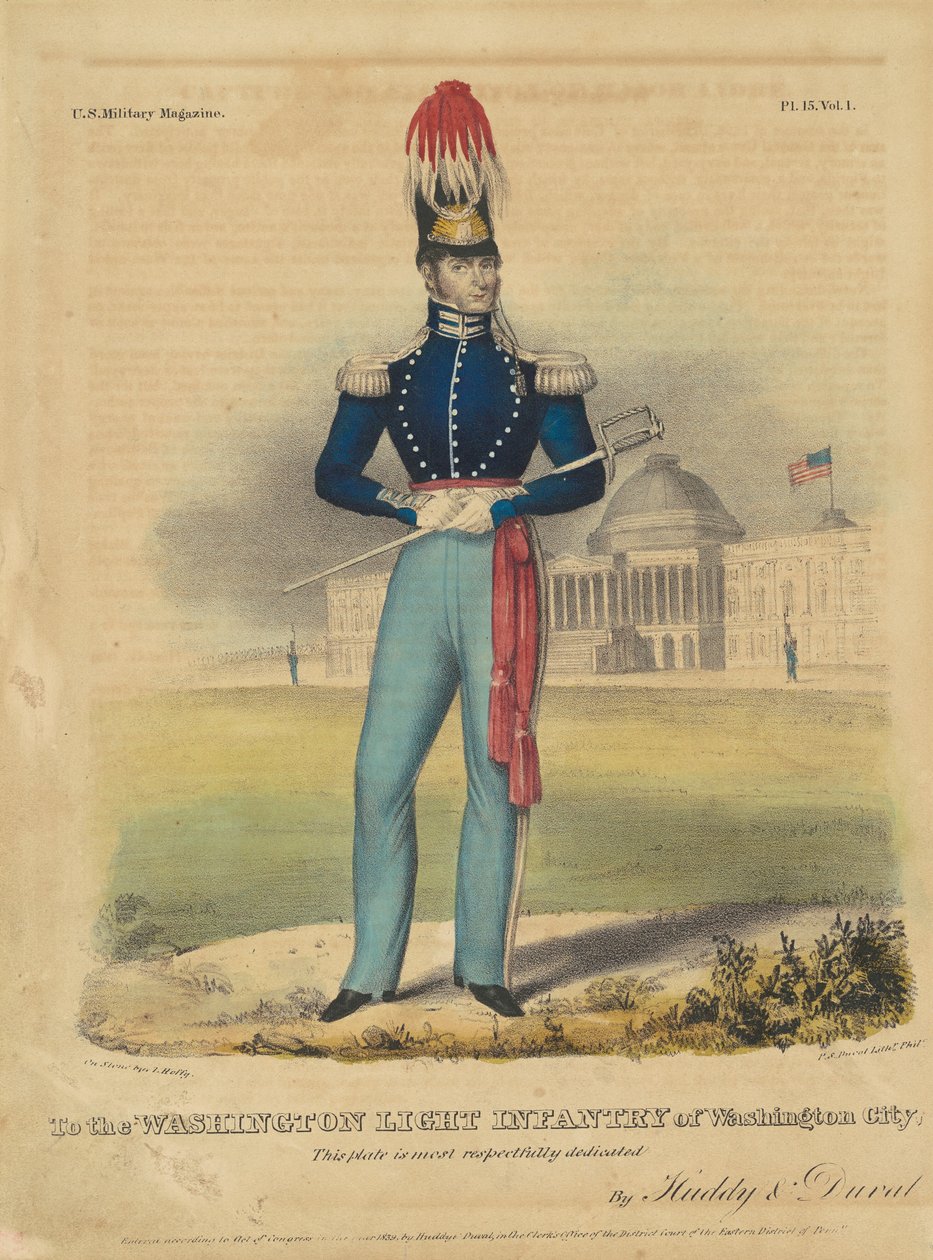 Til Washington Light Infantry of Washington City av Alfred Hoffy