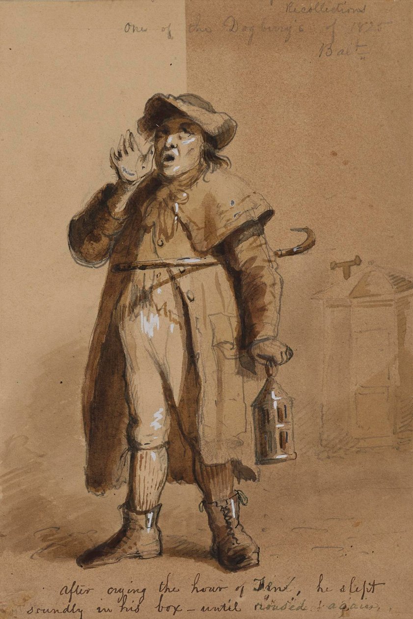 En nattevakt fra Baltimore av Alfred Jacob Miller