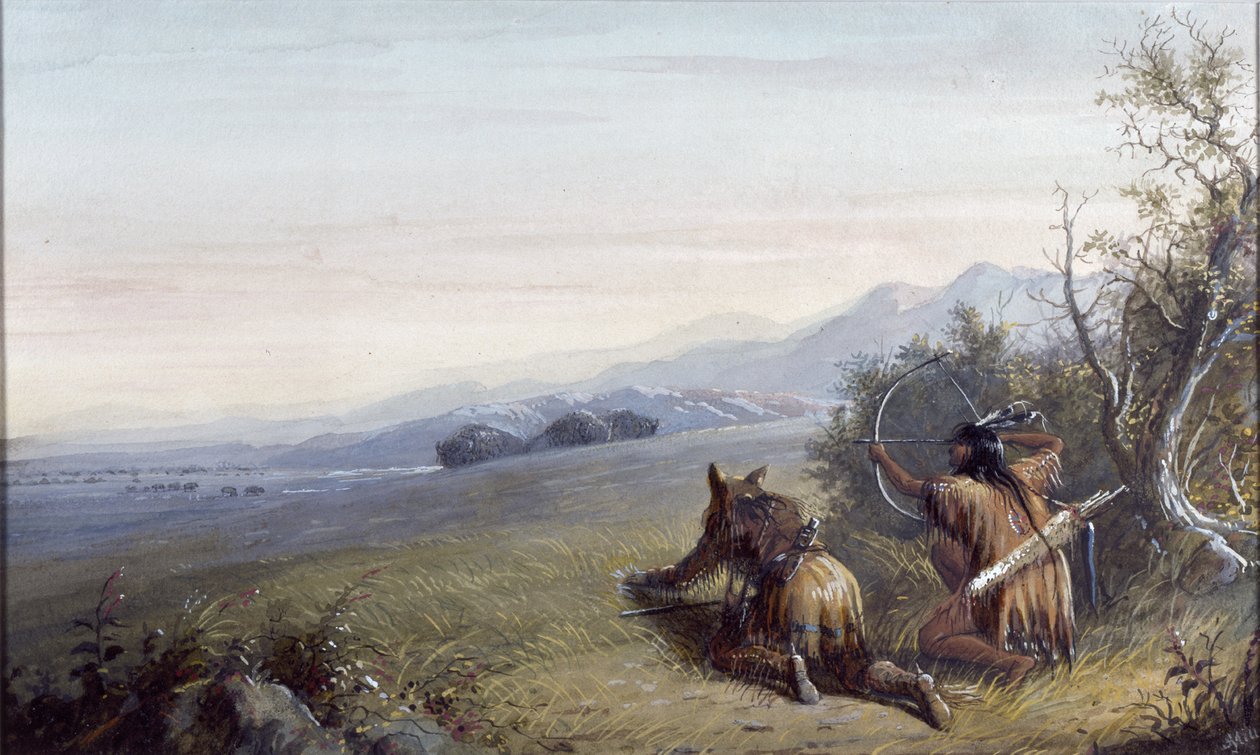 På vei mot Buffalo av Alfred Jacob Miller