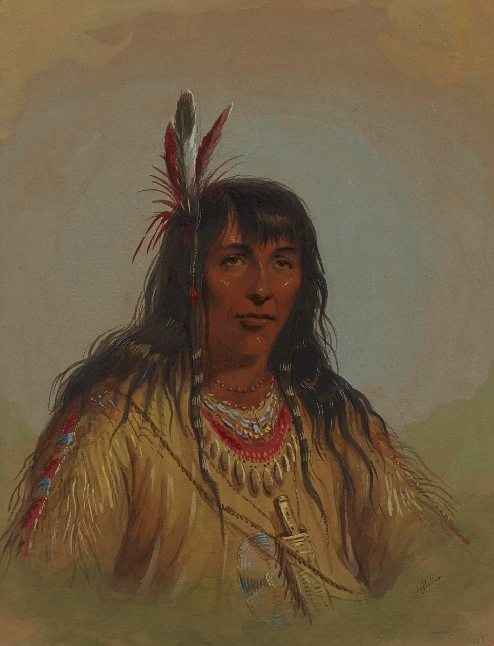 Bannock-indianer av Alfred Jacob Miller