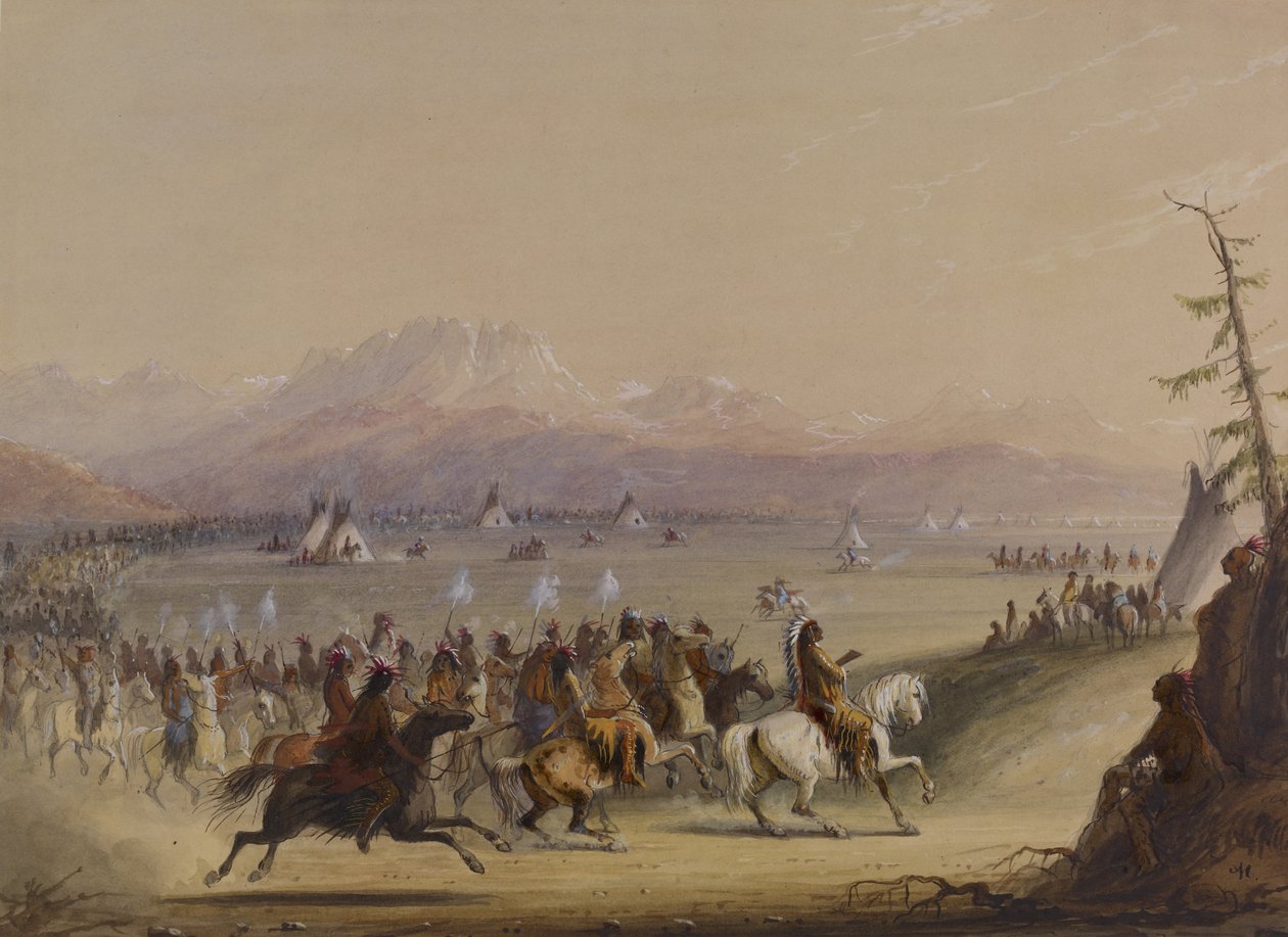 Kavalkade av Alfred Jacob Miller