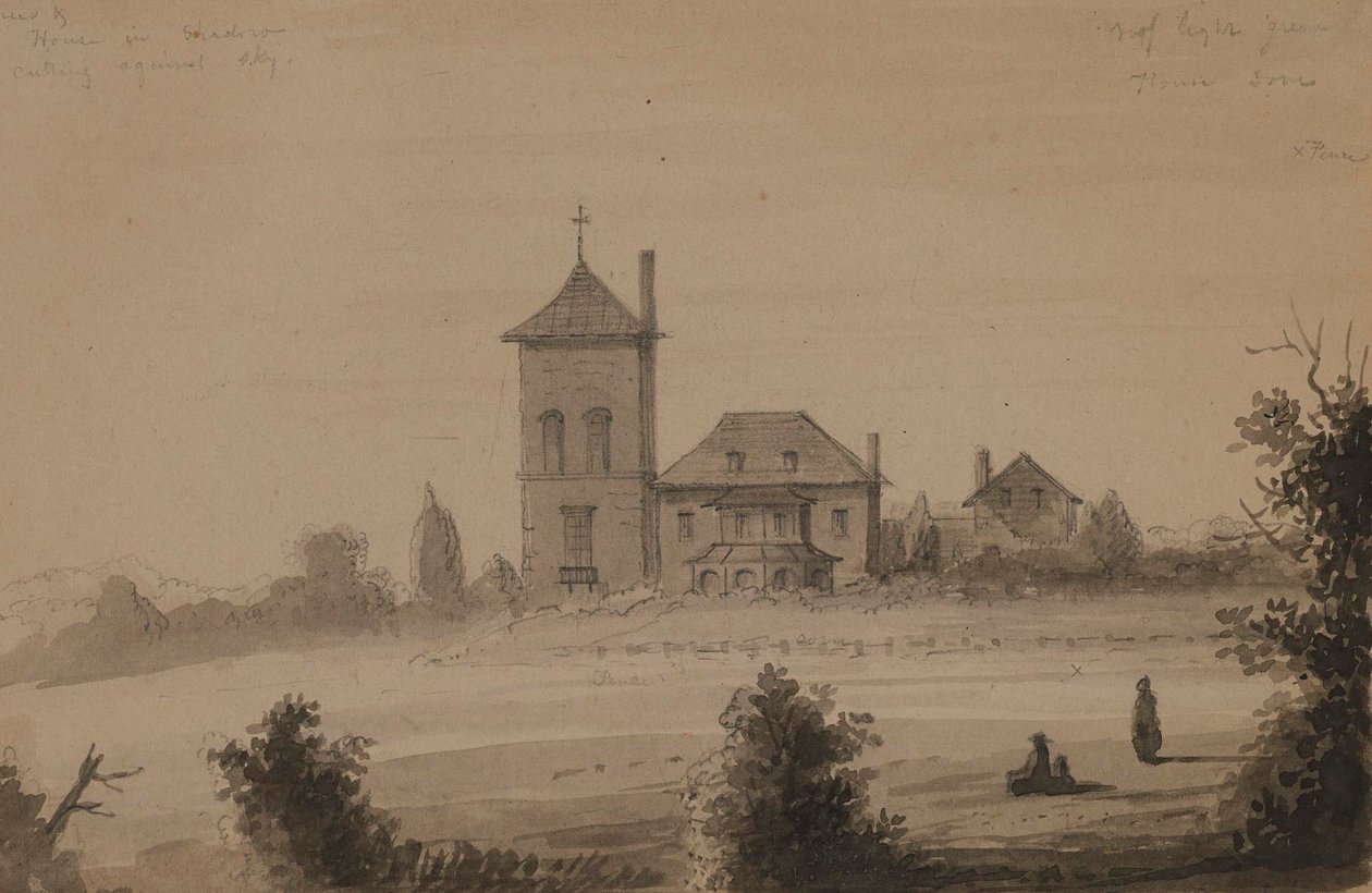 Reverdy Johnsons herregård av Alfred Jacob Miller