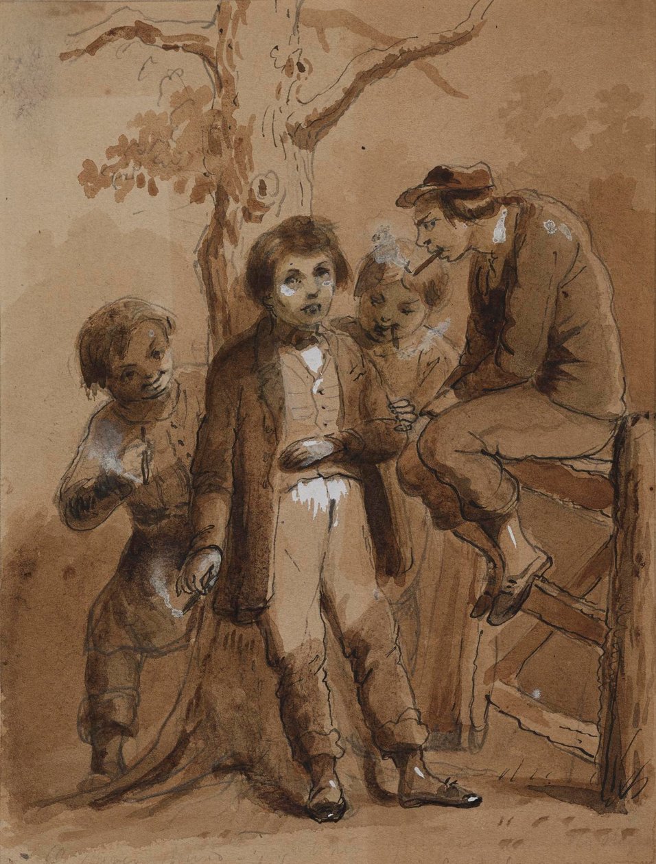 Berusede Sam av Alfred Jacob Miller