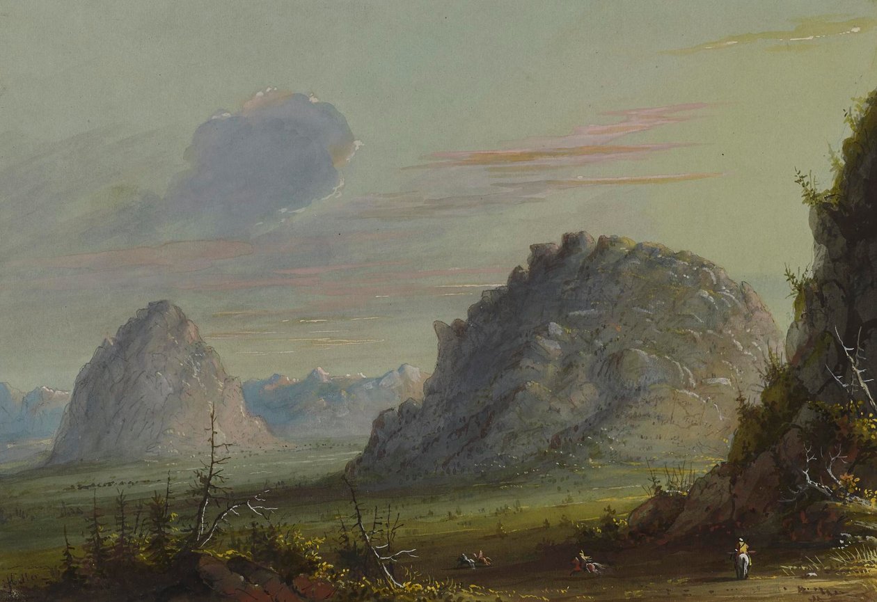 Klippeformasjoner av Alfred Jacob Miller