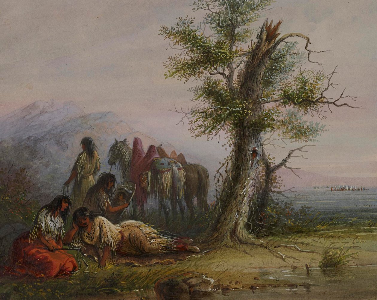 Indianske kvinner av Alfred Jacob Miller