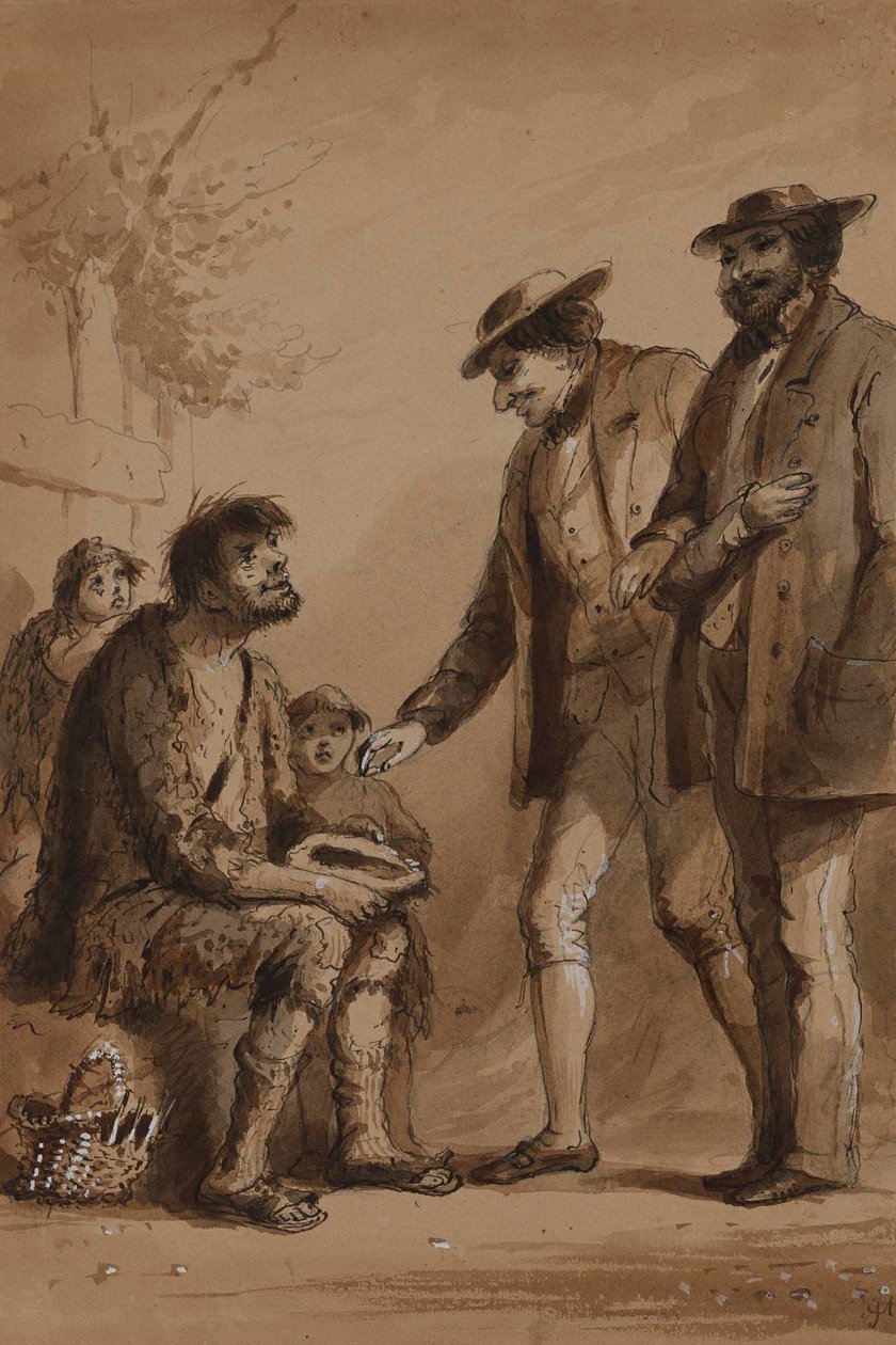 Pat, her er en shilling! av Alfred Jacob Miller